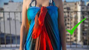 Sarongs and sari dresses are made out of light materials draped and tied in an elegant way. 4 Ways To Tie A Sarong Wikihow