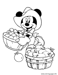 The designs are made to suit any special event in your child's life from birthday celebrations to christmas celebrations. Harvest Time Mickey Disney Coloring Pages Printable