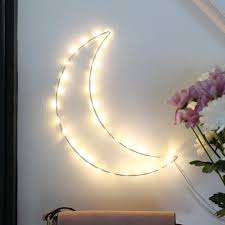 Led Light Up Moon Decoration In 2020 Moon Decor Led Lighting Bedroom Small Led Lights