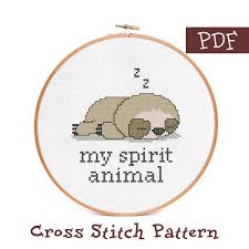 Apply crochet filter crochet (326) apply crochet filter. Cute Slipping Sloth Cross Stitch Pattern My Spirit Animal Quote Xstitch Pattern Join Vip Animal Cross Stitch Patterns Cross Stitch Cross Stitch Patterns