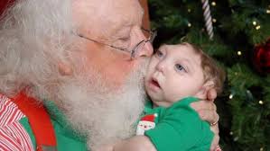 Father Asks Santa to Pose With Photo of Baby Son Who Passed Away Before  Christmas