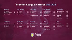Manchester city v norwich city. Aston Villa S Fixtures For The 2021 22 Premier League Season Have Been Released And You Can Download Them Now Straight To Your Device Avfc