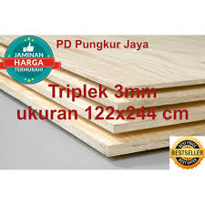 Harga kayu lapis multipek yang memiliki ketebalan 18 mm, biasanya di bandrol dengan harga sekitar rp. Harga Triplek Melamin 3mm Per Lembar