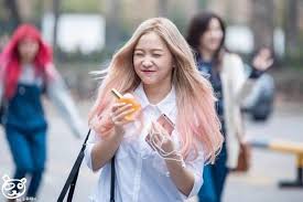 Instiz Female Idols Who Had Pink Ombre Hair Pann좋아 Pink Ombre Hair Pink Hair Pink Ombre