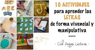 Las actividades le ensean a los nios acerca de su juegos de ordenar olores. 10 Actividades Con Letras Para Un Aprendizaje Vivencial Y Significativo Club Peques Lectores Cuentos Y Creatividad Infantil