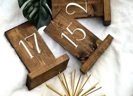 Wood Table Numbers Table Numbers Wood Wooden Table Numbers Etsy In 2020 Wood Table Numbers Wedding Wooden Table Numbers Wood Table Numbers