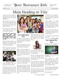 Pin By Heather Wihongi On School Newspaper Templates School Newsletter Template School Newsletter Template Free Newsletter Template Free