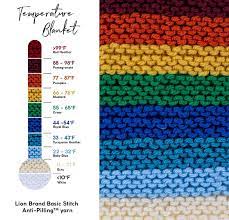 Try a temperature blanket as a way to get in touch with the climate and motivate yourself to knit all year. Pin On Crochet Patterns
