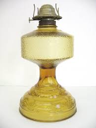 Vintage oil vinegar cruets anchor hocking glass green gold accents small bottle. Pa Risdon Danbury Ct Eagle Oil Lamp Yellow Amber Glass