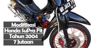 Supra x 125 warna hitam putih modif. Modifikasi Motor Supra Fit Warna Hitam Motor Kendaraan Motor Honda