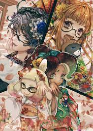 sakura futaba, bayonetta, marina, pearl, and morgana (persona and 6 more)  drawn by susa_natsuo | Danbooru