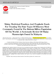 .reserves instead, hamidah reiterated her stand on increasing malay reserves in the country. Pdf Malay Medicinal Practices And Prophetic Foods For Treating The Four Types Of Illnesses Most Commonly Found In The Bottom Billion Population Of The World A Systematic Review Of Malay Manuscripts Found