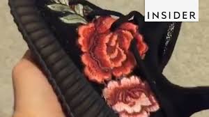 How to embroider flowers the tutorial is how to embroider flower today. How These Customized Floral Embroidered Sneakers Are Made Youtube
