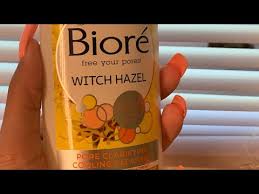 Biore Witch Hazel Pore Clarifying Cooling Cleanser Reviews Biore Pore Clarifying Cleanser W Witch Hazel Review Youtube