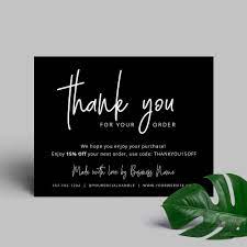 You are free to switch up the fonts, color palettes, and text content. Printable Business Thank You Card Template Corjl Thank You Etsy