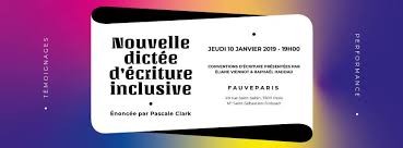 I think some ideas of écriture inclusive are certainly useable and useful, and they are part attempts to force or ban or regulate the use of this or that ruleset of écriture inclusive (or other linguistic rule). Hackathon Ecriture Inclusive Startseite Facebook
