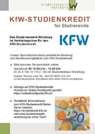 Kfw Studienkredit Studentenwerk Wurzburg