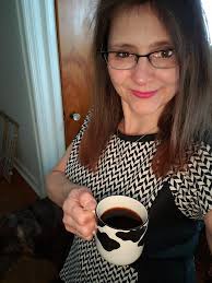 Day off, still giddy about being showered with gifts last night. Having  breakfast in my sweats just waiting for this blizzard. 12 inches. No  worries I bought extra creamer.