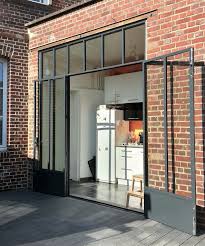 Cuisine Sur Terrasse Verriere Ouvrants A L Anglaise Terrasse Verriere Chassis Fenetre Porte Vitree Exterieure