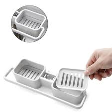 Here are a few options you can try that could unclog your kitchen sink drain: Racks Holders Kitchen Sink Faucet Sponge Soap Storage Organizer Cloth Drain Rack Holder Shelf Home Garden