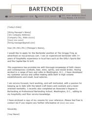 Server Cover Letter Example Resume Genius