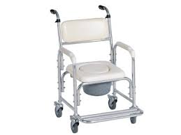 Robot Check Shower Chair Bedside Commode Commode Chair