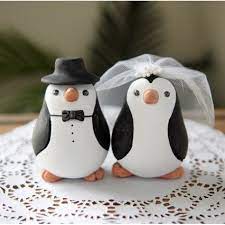 I will decorate this with the same flowers of the bouquet if not. 28 Wedding Cake Ideas Penguin Cake Toppers Penguin Cakes Penguin Wedding
