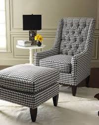 Black And White Buffalo Plaid Chair And Ottoman Love This For The Home In 2019 Furniture Chair Ottoman Upholstered Chairs