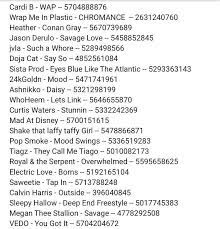 Roblox avatar shop promo items june 2021. Song Codes Not Mine In 2021 Bloxburg Song Codes Song Codes Song Codes For Bloxburg