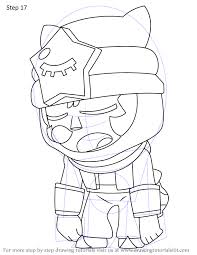 Learn How To Draw Sandy From Brawl Stars Brawl Stars Step By Step Drawing Tutorials Drawings Drawing For Beginners Stars