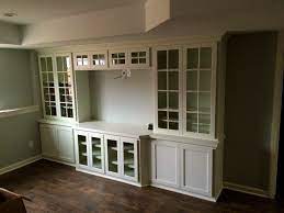 Bathroom Interesting Built Media Cabinets For Flat Screen In Cabinet Cost Diy With Glass Doors Ideas Room Tam Custom Built Cabinets Built Ins Built In Cabinets