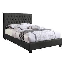 Platform bed, upholstered beds : Coaster Furniture Beds Chloe 300529q Queen Upholstered Platform Bed Queen From Furniture Beyond