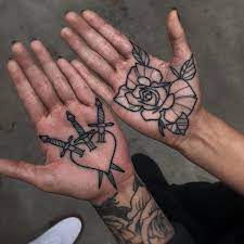 Grunge Tattoos Palm Tattoos Hand Palm Tattoos Palm Tattoo