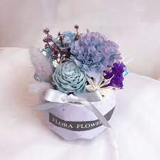 flora flower 典藏康乃馨永生小盆花禮盒 盆栽乾燥花束母親節花束生日禮物擺飾不凋花母親節花禮盒 flora flower 植栽 盆栽 pinkoi