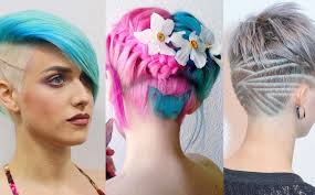 The hair on the sides of your head should very short with a. 45 Undercut Hairstyles With Hair Tattoos For Women Fashionisers C