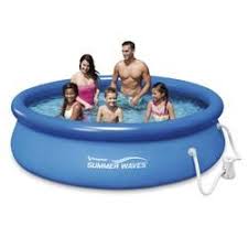 Polygroup Summer Waves 10 X 30 Quick Set Ring Pool Summer Waves Inflatable Swimming Pool In Ground Pools