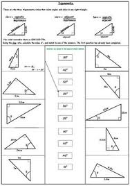 Below are a worksheet and guided notes to assist you in your lesson but one way i found very effective is to teach them a jingle to remember these few special triangles. Right Triangle Trigonometry Worksheets Soh Cah Toa By 123 Math Tpt