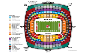 Nfl Stadium Seating Charts Stadiums Of Pro Football