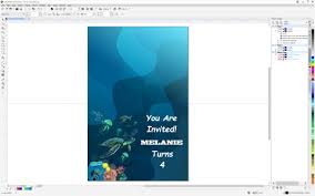 Create a stunning printable invitation. How To Make A Card In Coreldraw