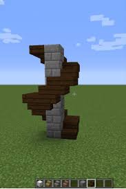 #1 use the furnace to smelt cobblestone into stone. Top 10 Spiral Staircase Minecraft Artofit