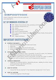 European Union Esl Worksheet By Fallen Angel In 2020 Vocabulary Worksheets Worksheets World Geography