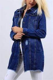 boy friend bayan mavi kot ceket 10400b kot ceket moda stilleri kotlar