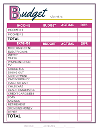 Free Budget Worksheets Single Moms Income Budgeting Budgeting Worksheets Monthly Budget