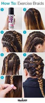 Beat The Sweat And Humidity Of Summer And Gear Up For Your Workout With This Braided Exercise Hairstyle Workout Hairstyles Hair Styles Long Hair Styles