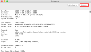 Erstellen Der Datei Spindump In Macos