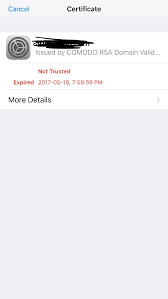 Mar 01, 2019 · to delete the profile and certificates, go back to the profile view and tap on remove profile. enter your passcode when prompted, tap on remove, and the root certificate will be removed from your device. Apple Mail Keep Prompting Not Trusted Cer Apple Community