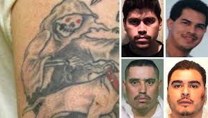 Santa muerte (literally holy death or saint death) tattoos are extremely popular among the mexican people. How A Brutal Chicago Gang And Its Cult Of Death Left Trail Of Murder Chicago Tribune