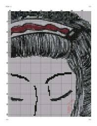 10 w x 11.571 h ~ stitch count : Geisha Cross Stitch Pattern