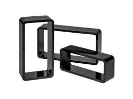 Lot De 3 Etageres Murales Design Pour Livres Decoration Noir Helloshop26 2708013 Vente De Bibliotheque Etageres Murales Etagere Murale Design Parement Mural
