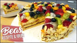 Obsttorte Rezept Fur Eine Sommertraum Torte Mit Fruchten Marzipan Und Nougat Backen Youtube